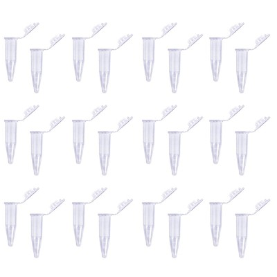 500Pcs  Reaction Tube School Experiment Transparent A4M68460