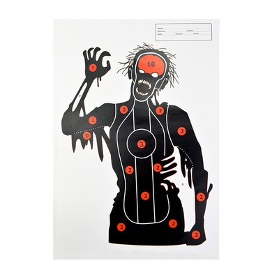 12x17" Shooting Targets Paper Gun Pistol Darts Game Archery Hunting Bow Practice