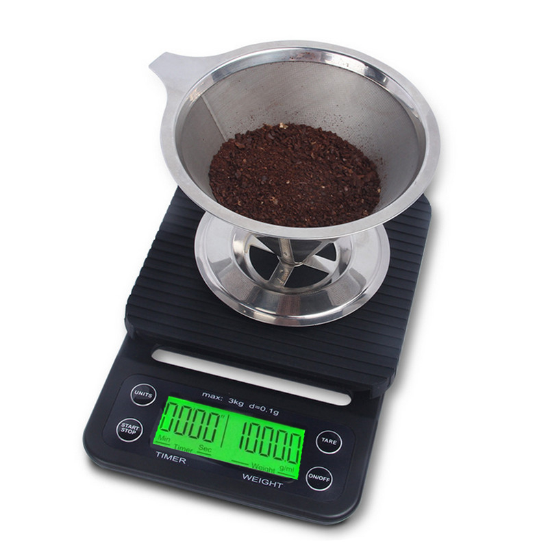 Espresso Scale 0.1g + Shot Timer / Drip Scale Timer / Coffee Scale with