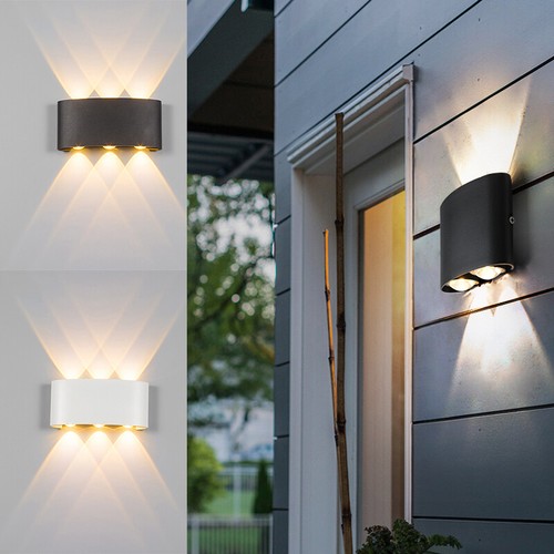 Sconce Outdoor Led Wall Lamp Garden Corridor Balcony Up Down