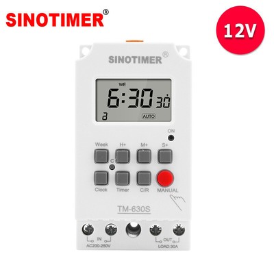 1pcs SINOTIMER TM630S-4 Timing Switch Time Controller Timer Module 12V