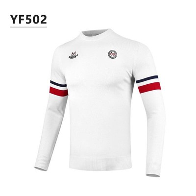 PGM Elastic Men Golf Sweater Windproof Long Sleeve Sports Shirts Warm Pullover