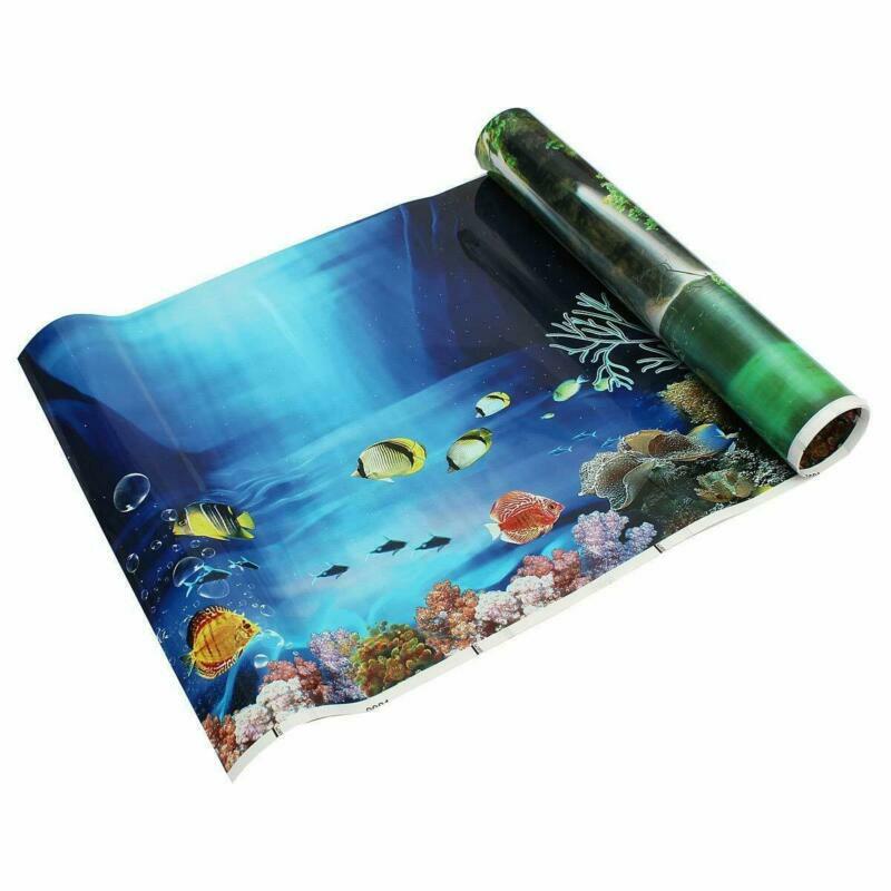 Details About Aquarium Smashed 3d Effect Under The Sea Aquarium Ocean Bedroom Wall Sticker