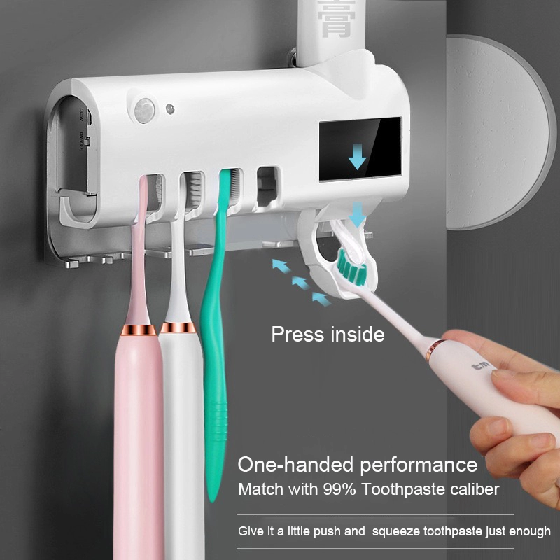 Holder Wall Mount  Toothpaste Dispenser