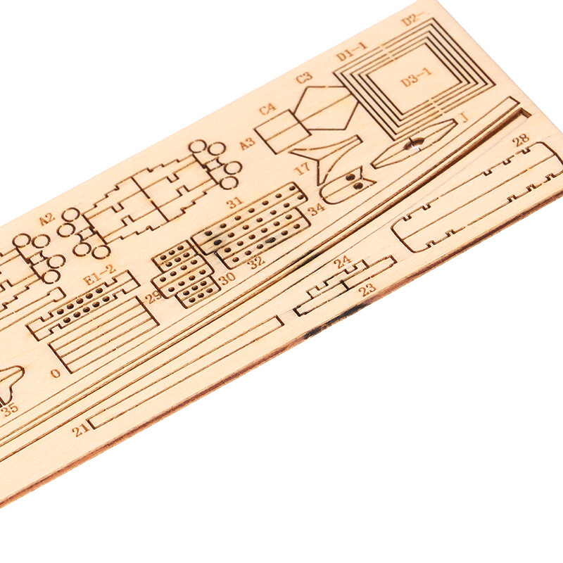 1:70 New Port Wooden Sailing Boat Model DIY Kit Ship Assembly Decoration Gi~JN