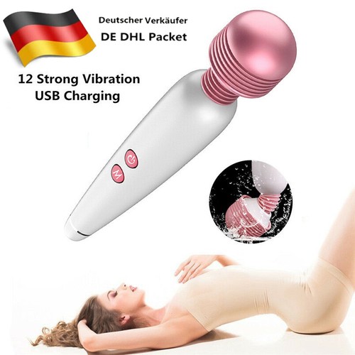Mini Massagegerät Vibrator Wasserdicht Stark Vibration Massage Wand Massagestab