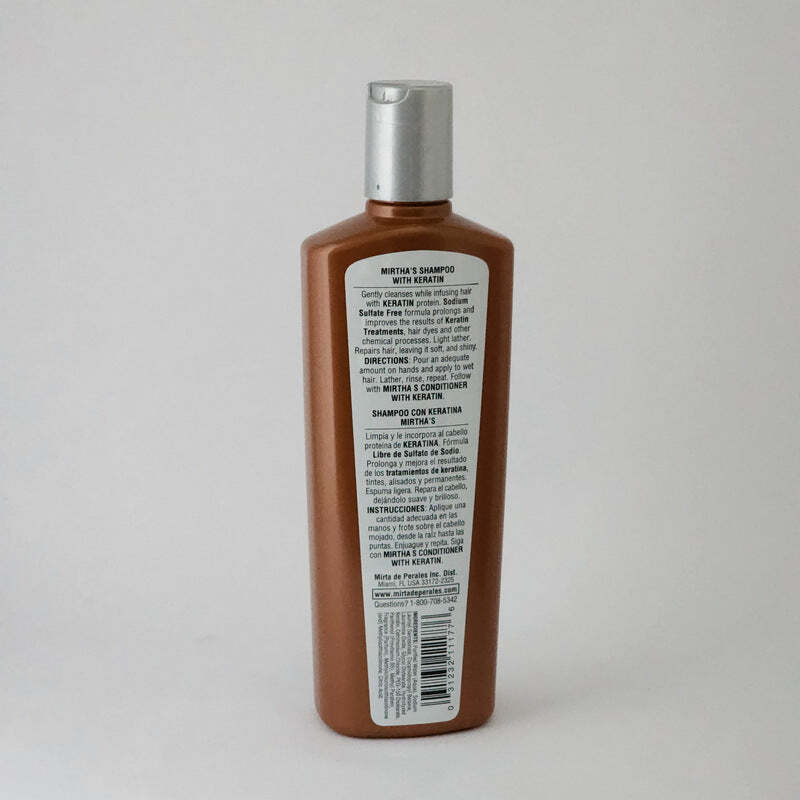 Mirta de Perales Hair Shampoo with Keratin Protects against Heat Damage 16 oz