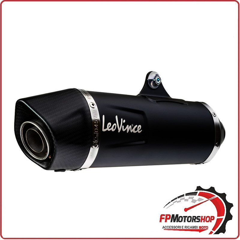 TERMINALE DI SCARICO MARMITTA SILENZIATORE NERO PER EVO HUSQVARNA 701 17-20