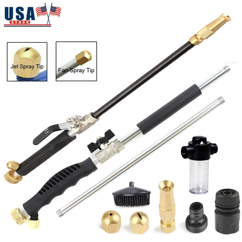High Pressure Power Washer Water Spray Gun Wand Nozzle Attachment Garden Hose