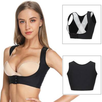 Fajas Colombianas Back Support Bra Posture Corrector Push Up Body Shaper Corset