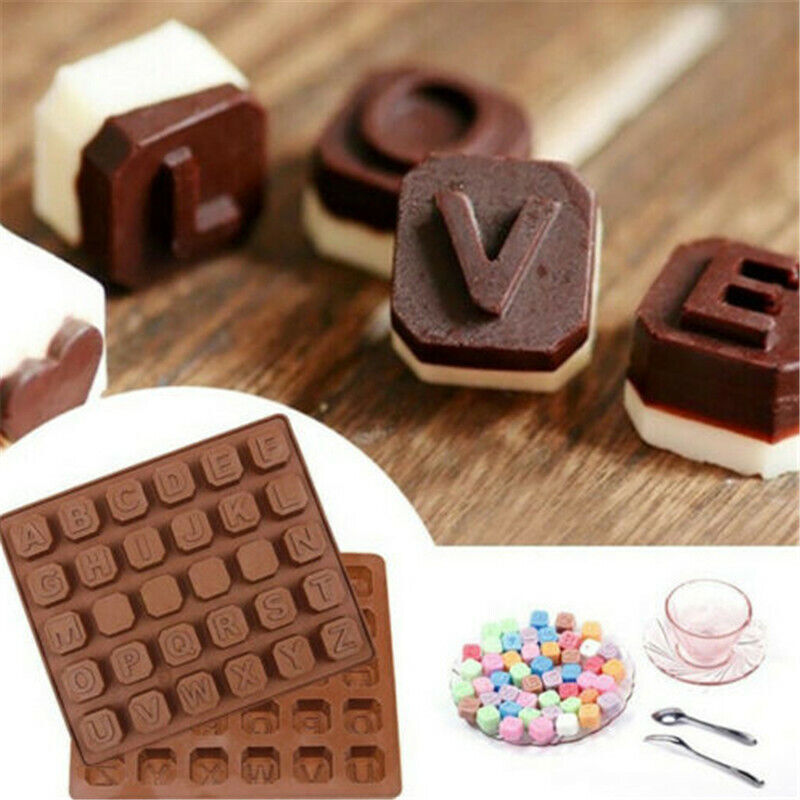 Baking Mold Fondant Mould Letter Letter Alphabet Cake Silicone