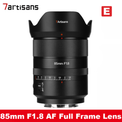7Artisans 85mm F1.8 AF Full Frame Auto Focus Prime Lens for Sony E-mount Cameras