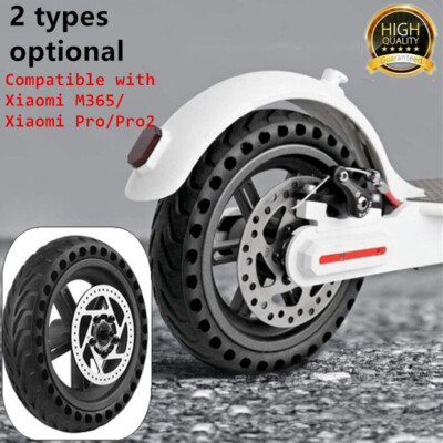 E-Scooter Rear Wheel Honeycomb Solid Tire+Brake Disc For Xiaomi M365/Pro/Pro2