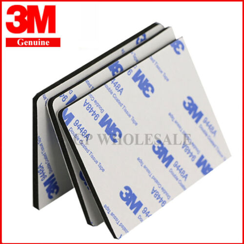 3m 9448a Eva Double Sided Adhesive Foam Tape Sticky Pads Black 100mmx100mmx1.5mm
