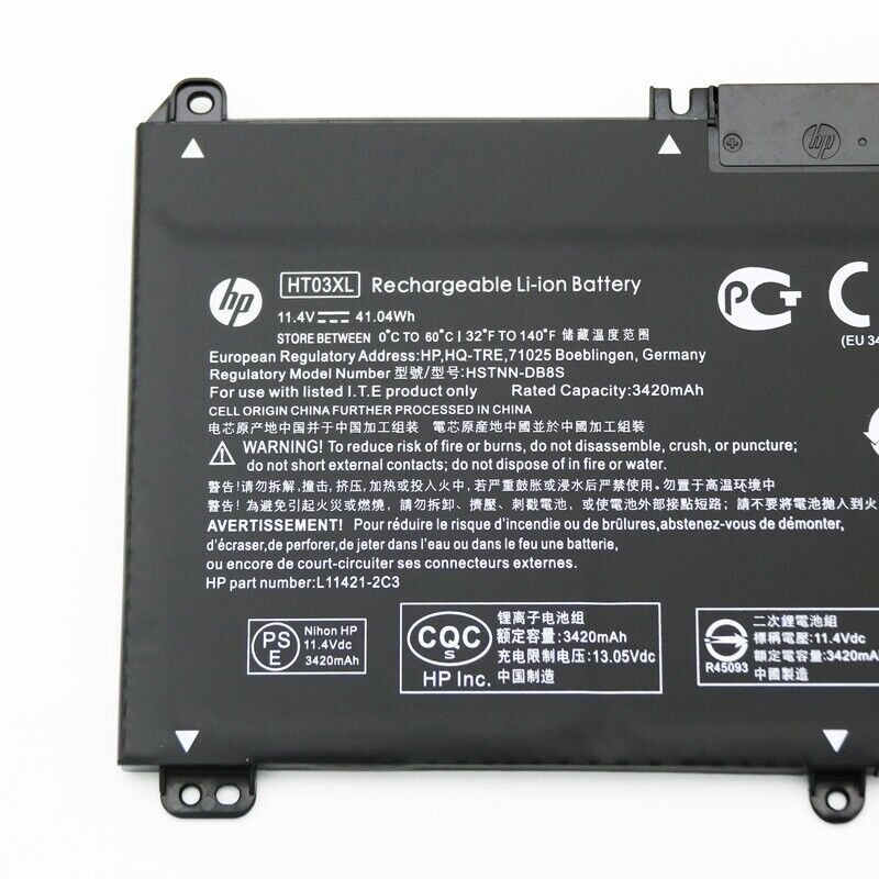 Genuine HT03XL Battery for HP Pavilion L11421-2C2 L11119-855 14-CE 14-CF 15-CS