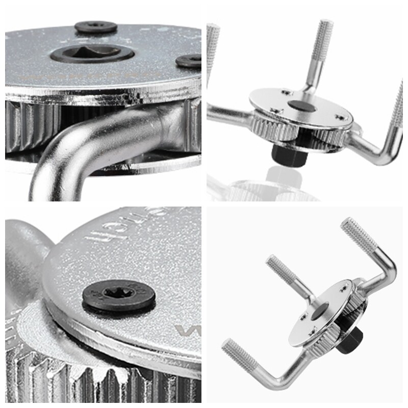 WORKPRO UNIVERSAL OIL FILTER WRENCH REMOVAL TOOL 3-JAW ADJUSTABLE HEAVY DUTY NEW