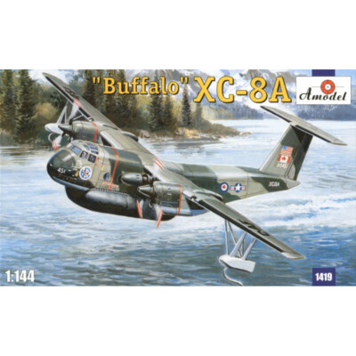AMODEL 1419 XC-8A 'Buffalo' USAF aircraft Scale 1/144 - Plastic model kit