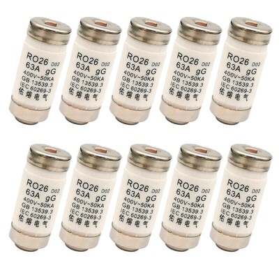 10Pcs 400VAC Neozed Fuses Insert D0 Type Fuses Insert Fuses Inserts for Fuses