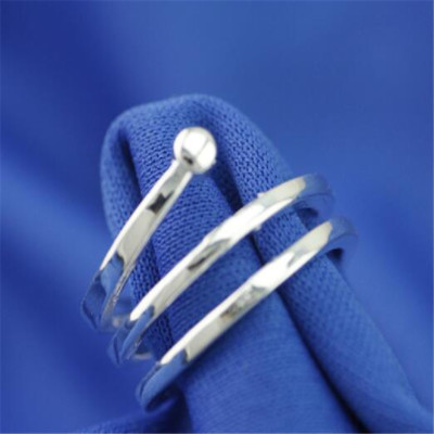 925 Sterling Silver Open Charm Fashion Mans and Womens Gifts Jewelry Ring #211