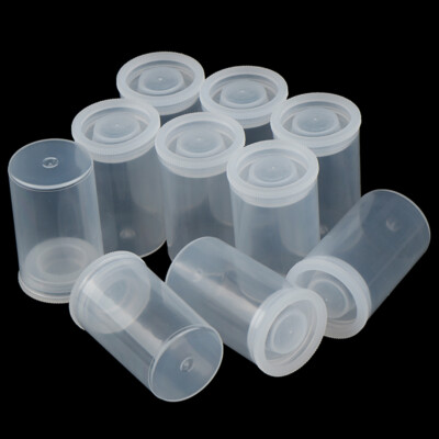 10x Plastic Empty Bottle Roll Film Case Box Seal Fishing Bait Can Container T_sh