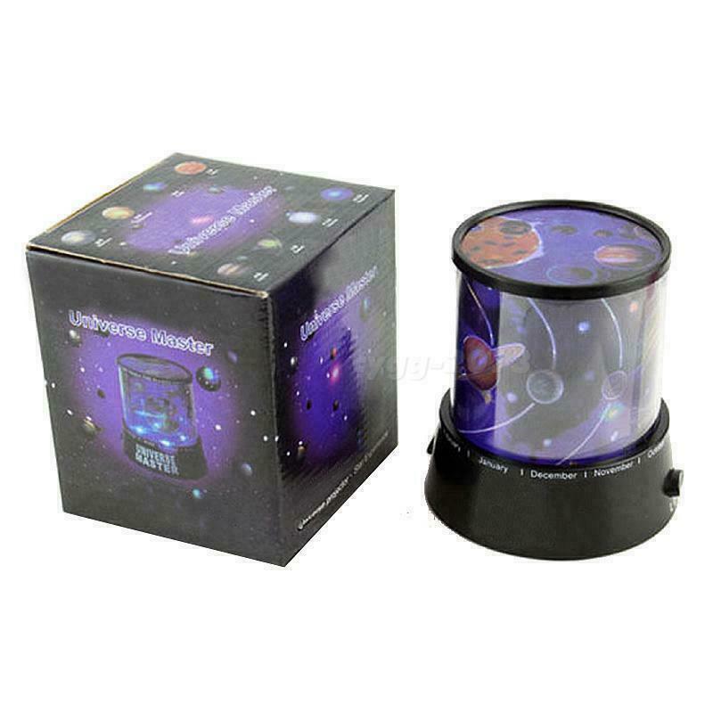 Abs Kids Glow In The Dark Univers Night Light Lamp Projector Solar System