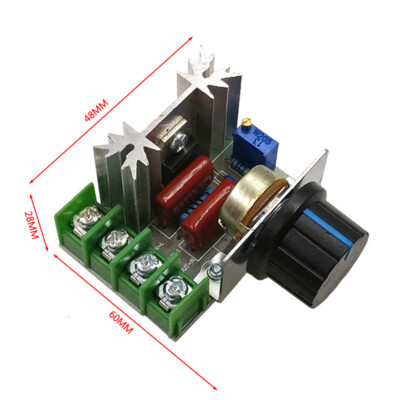 2000W SCR Voltage Regulator Speed Controller Thermostat Voltage Regulator ModuUS