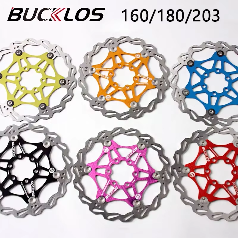 Durable Bicycle Brake Rotor with Screws 160/180/203mm Quick Cooling Float Rotor