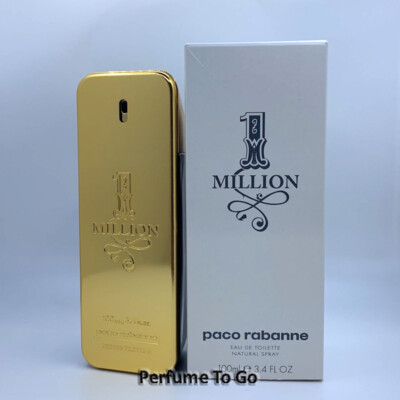 PACO RABANNE 1 MILLION 3.4 oz (100 ml) EDT Spray Brand NEW TESTER 100% Authentic
