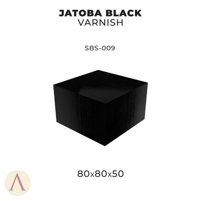 Jatoba Black Varnish Base for Miniatures - 80x80x50 cm, New Diorama Accent