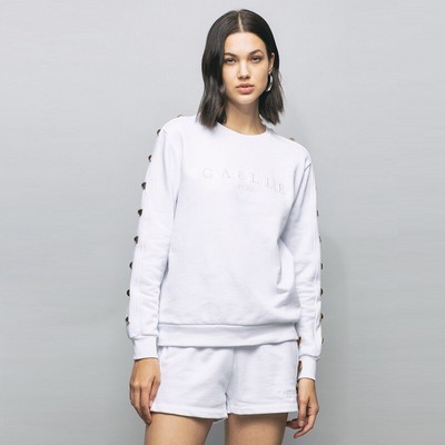 

Толстовка женская GAELLE Paris GBDP16940 Белая с шипами E2023, White