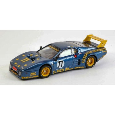 BEST BT9339 FERRARI 512 BB N.77 LM 1980 1:43 MODELLINO DIE CAST MODEL compatibil