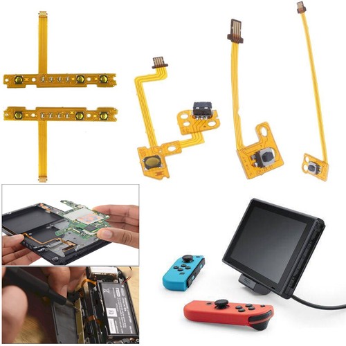 Zr Zl L R Sl Sr Button Key Ribbon Flex Cable Repair For Nintendo Switch Joy Con Ebay