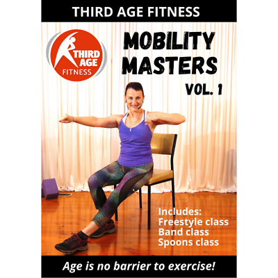 Mobility Masters Vol 1 Older adults seniors chair gentle exercise DVD