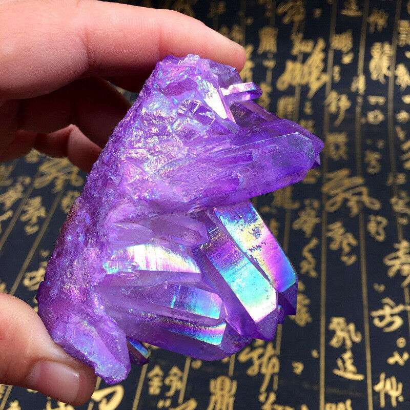 Natural Colorful Quartz Cluster Crystal Gem Stone Healing Mineral Specimen Reiki