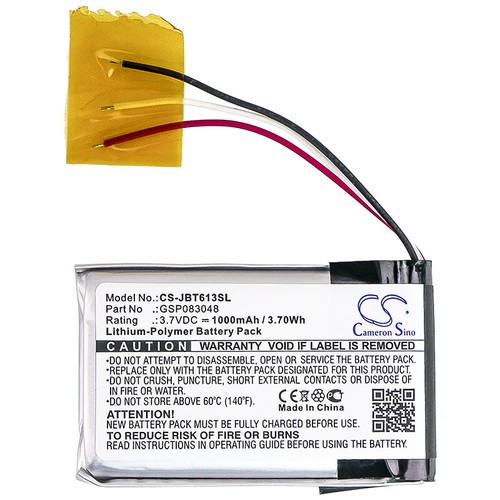 Battery for JBL Trip  6132A-JBLTRIP Replacement JBL GSP08304