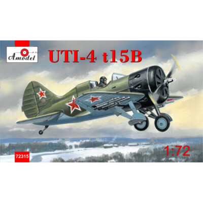 AMODEL 72315 Polikarpov UTI-4 t15B fighter Scale 1/72 - Plastic model kit