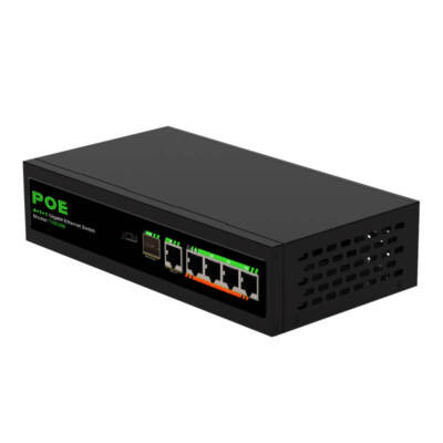 TXE Gagibit PoE 4-8 Port +Uplink SFP 120W PoE Unmanaged Switch IEEE802.3af
