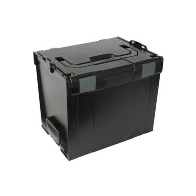 Sortimo Systemkoffer LBoxx 374 schwarz Industrial Line inkl. Einhängeeinsatz