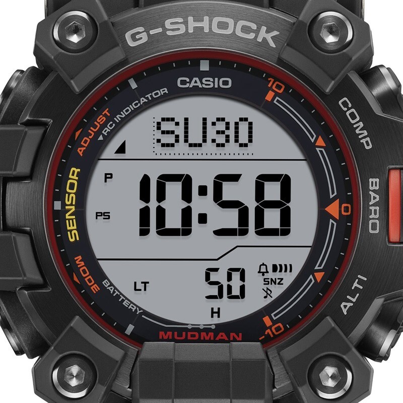 Pre-owned Casio G-shock Mudman Gw-9500mec-1jf Emergency Color Digital Men Watch Limited