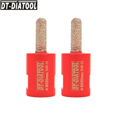2pcs 8*25 Diamond Mortar Raking Drilling Bits Milling Bit Brick Stones Removal