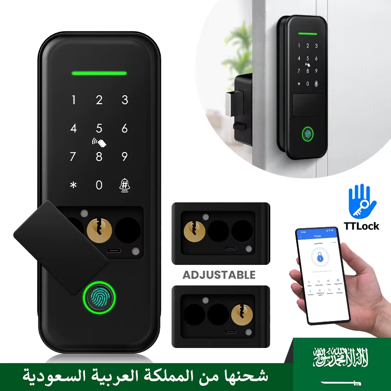 Fingerprint Waterproof Outdoor Garden Lock Remote Control TTLock App Code Keyles