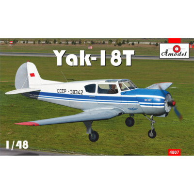 AMODEL 4807 Yak 18T Scale Airplane 1/48 - Plastic model kit