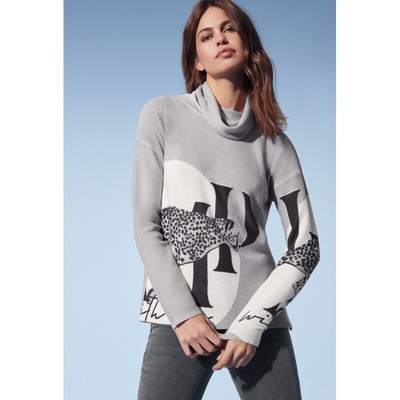 FABER WOMEN DAMENPULLOVER 94410, TYP: PULLOVER VON FABER WOMEN, FARBE: GRAU