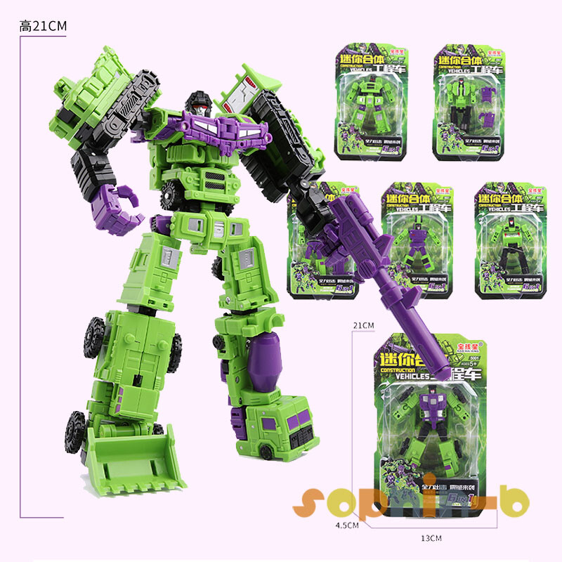 特撮 Transformers Constructicon Devastator Hasbro 2008 Transformers Devastator Constructicon Revenge Of