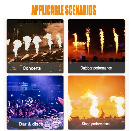 4PCS 200W Fire Machine Stage Effect Dmx Flame Thrower Flame Projector DJ Party