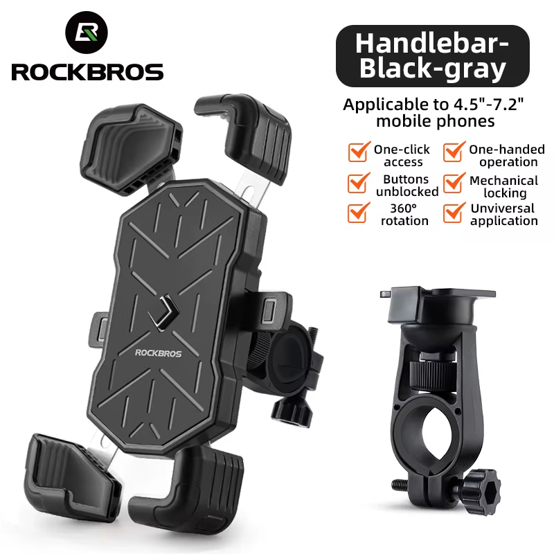 Bicycle Phone Holder Motorcycle Electric Vehicle Phone Holder 4.5-7.2 inch Mobi