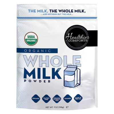 Healthier Comforts Organic Whole Milk Powder | Certified USD