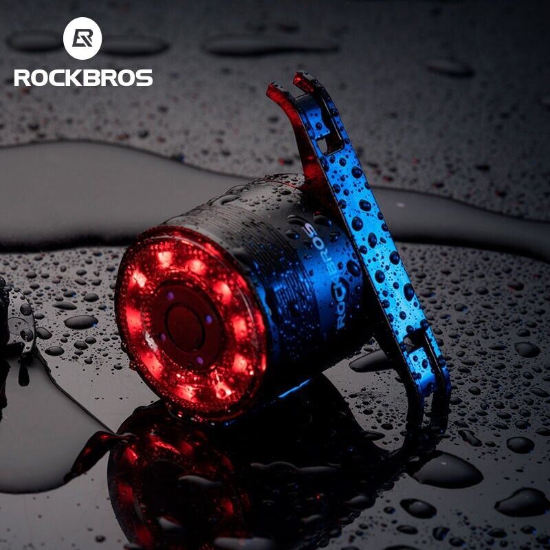 ROCKBROS Bicycle Light Sets MTB Bike Front Rear Lamp USB-C LED Headlight 1500LM
