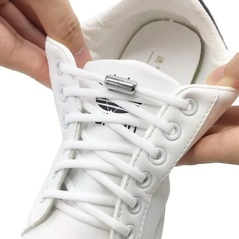 No Tie Elastic Shoe Laces Adult Kids Trainer Lazy Lace Multipack UK