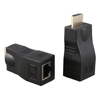 4K 3D MI 1.4 30M Extender to RJ45 Over 5e/6 Network LAN Ethernet Adapter 